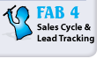FAB4 CRM Sales Cycle and Lead Tracking 